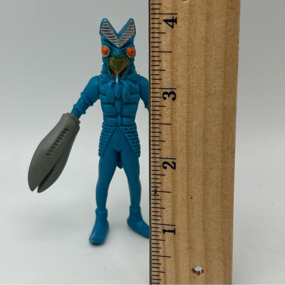 2000 7-Ultra Vtg Monster Series Ultraman Kaiju Soft Vinyl Alien Baltan 4” Rare - Picture 2 of 11